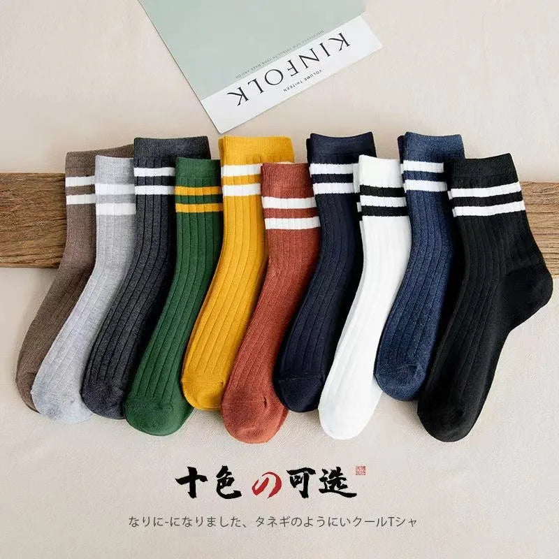 DRAVEN — 5 Pairs Vintage Sport Socks for Men – Warm & Trendy