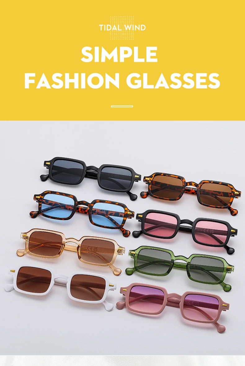 Luxury Rectangle Sunglasses – Vintage Designer Style – Elegant Men's Accessory | Accessorio Uomo Elegante