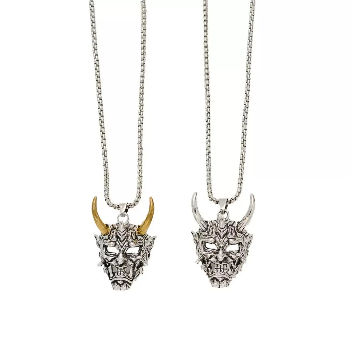 DRAVEN — Men’s  Pearl Drop Necklace – Vintage Alloy Pendant Jewelry