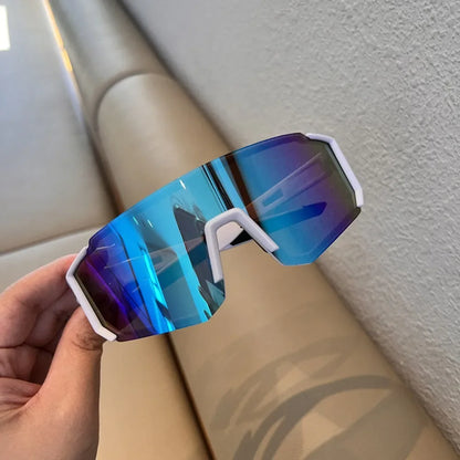 Cycling Sport Sunglasses – Clear Windproof Design – Elegant Men's Accessory | Accessorio Uomo Elegante