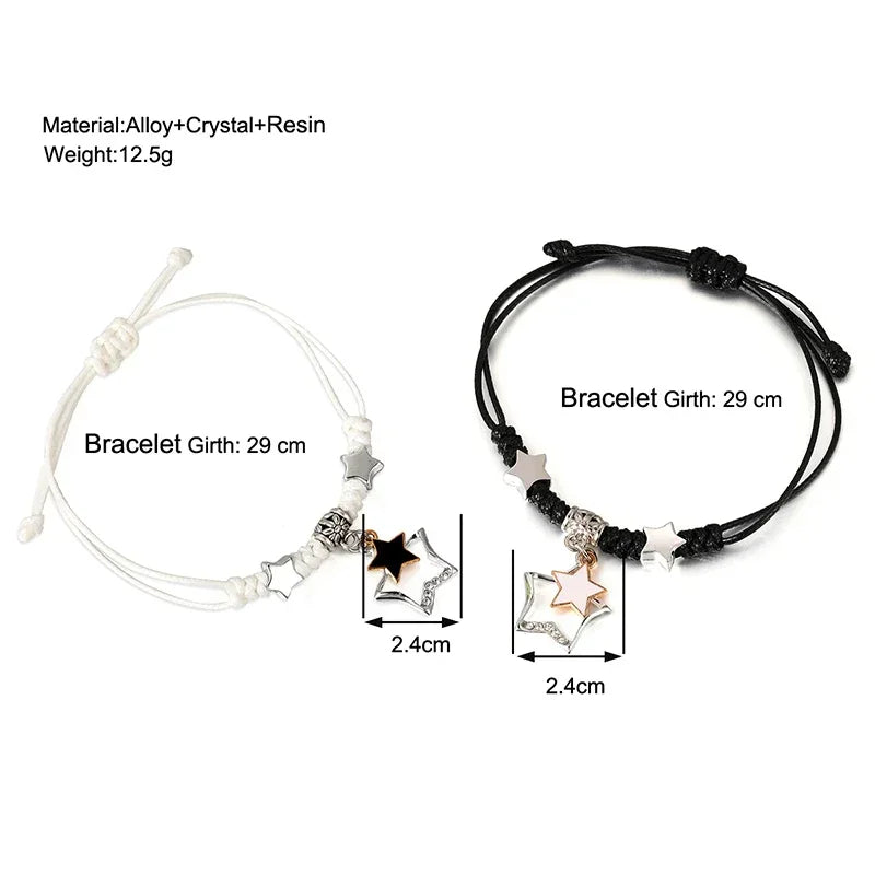 DRAVEN — Star Charm Couple Rope Bracelets