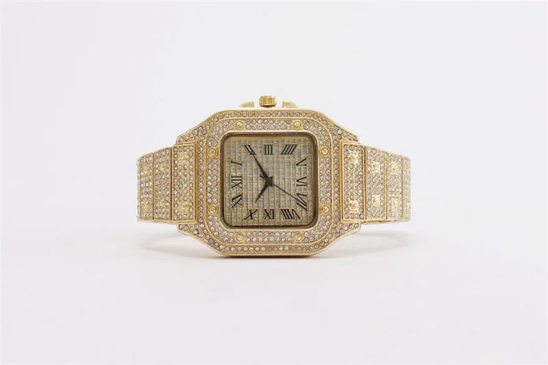 DRAVEN — Frozen Legacy – 2025 Unisex Crystal Diamond Watch