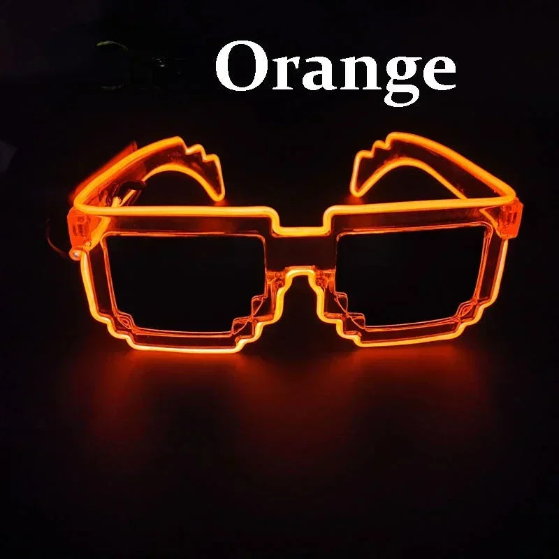 DRAVEN — Glow-in-the-Dark LED Sunglasses – Mosaic Party Style