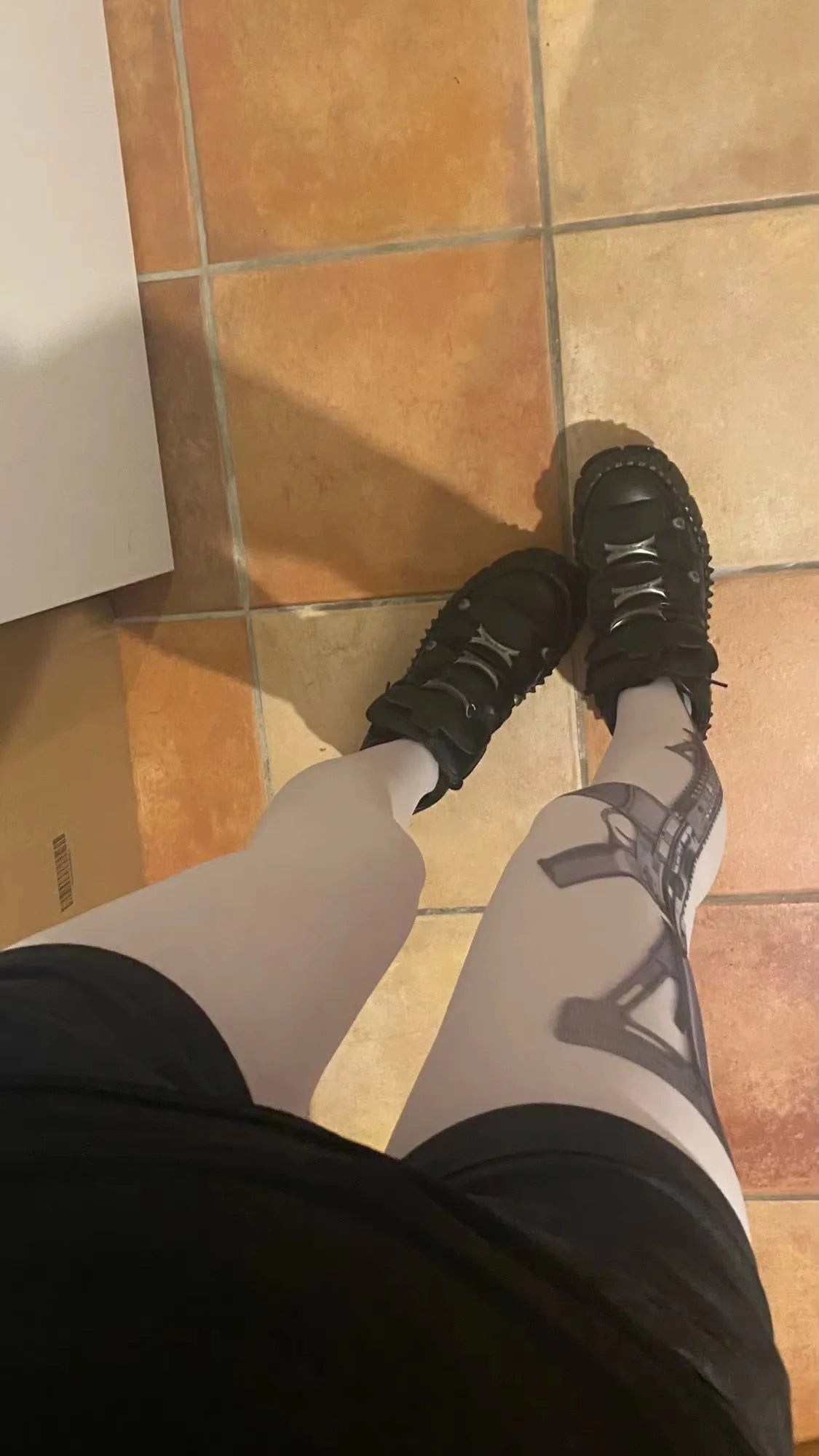 DRAVEN — Y2K Harajuku Long Socks – Punk Letter Print Street Style