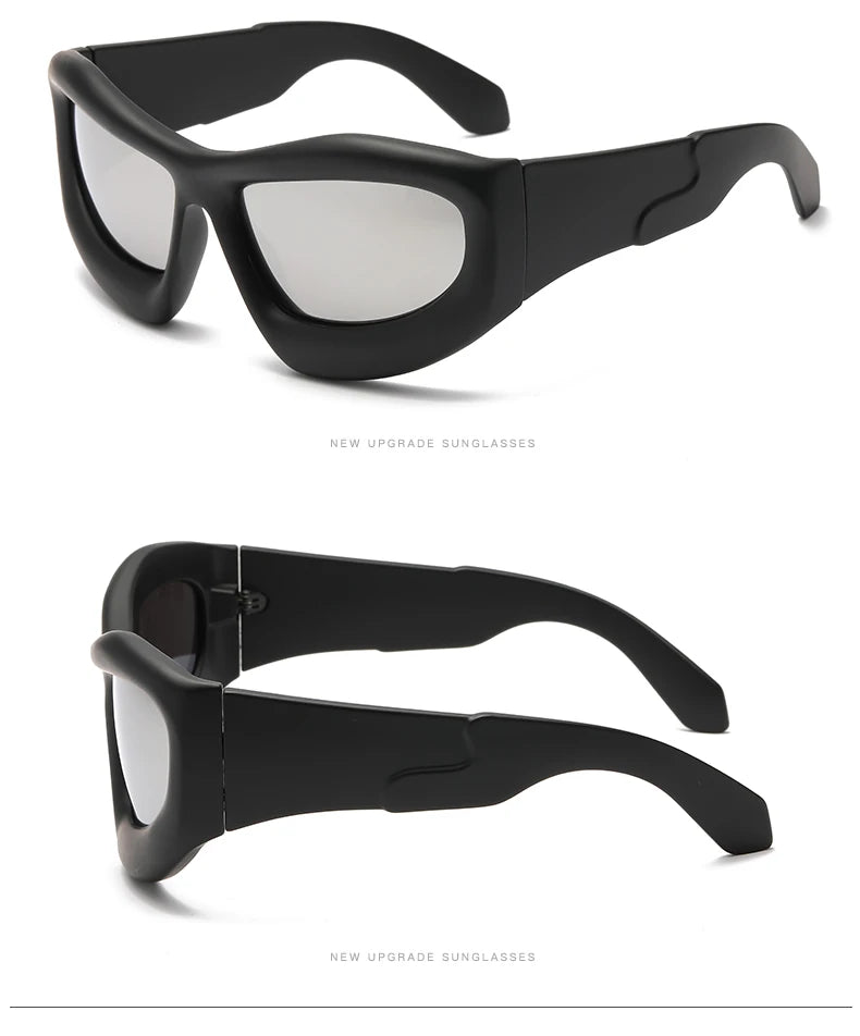DRAVEN — Y2K Large Frame Sunglasses – Punk  Street Luxury Shades