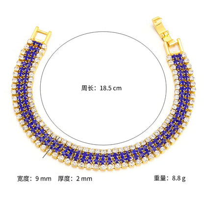 Multicolor Roman Crystal Bracelet – Elegant Men's Accessory | Accessorio Uomo Elegante