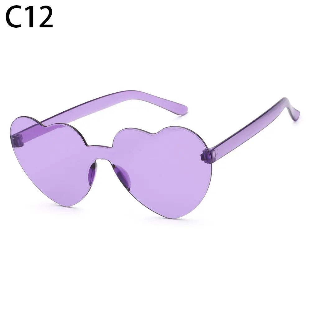 DRAVEN — Red Heart Sunglasses – Retro Designer Cat Eye UV400 Eyewear