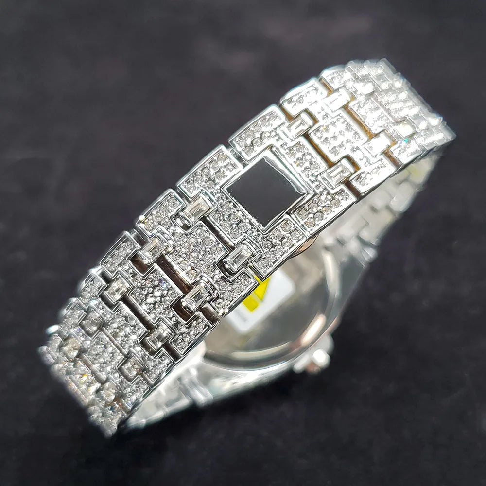 DRAVEN — Golden Dynasty – Men’s 18K Gold-Plated Luxury Watch with Crystal Detailing