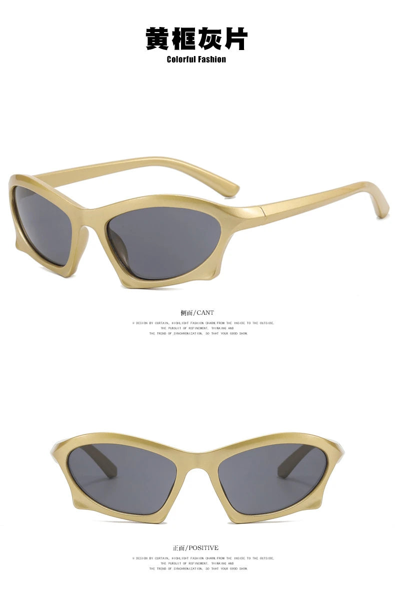 DRAVEN — Polygon Sunglasses –  Punk Vintage UV400 Eyewear