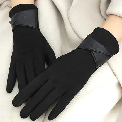 Suede Touchscreen Gloves – Women’s Elegant Winter Style – Elegant Men's Accessory | Accessorio Uomo Elegante