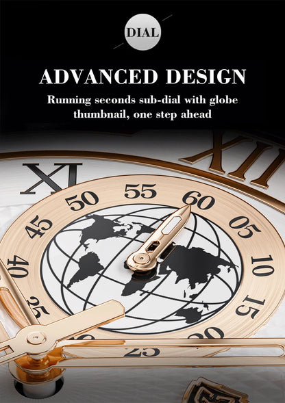 Defining Elegance – Men’s Business Quartz Watch with Luminous Waterproof Design – Elegant Men's Accessory | Accessorio Uomo Elegante