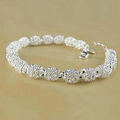Draven Frosted Link Bracelet – Elegant Men's Accessory | Accessorio Uomo Elegante