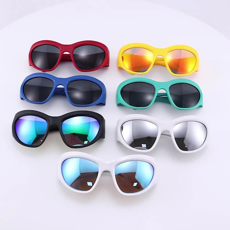 DRAVEN — Steampunk Party Sunglasses – Y2K  Style