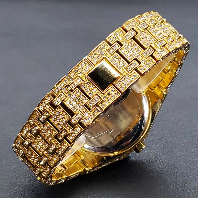 DRAVEN — Desert Monarch – Men’s Arabic Numeral Crystal Watch with Steel Case