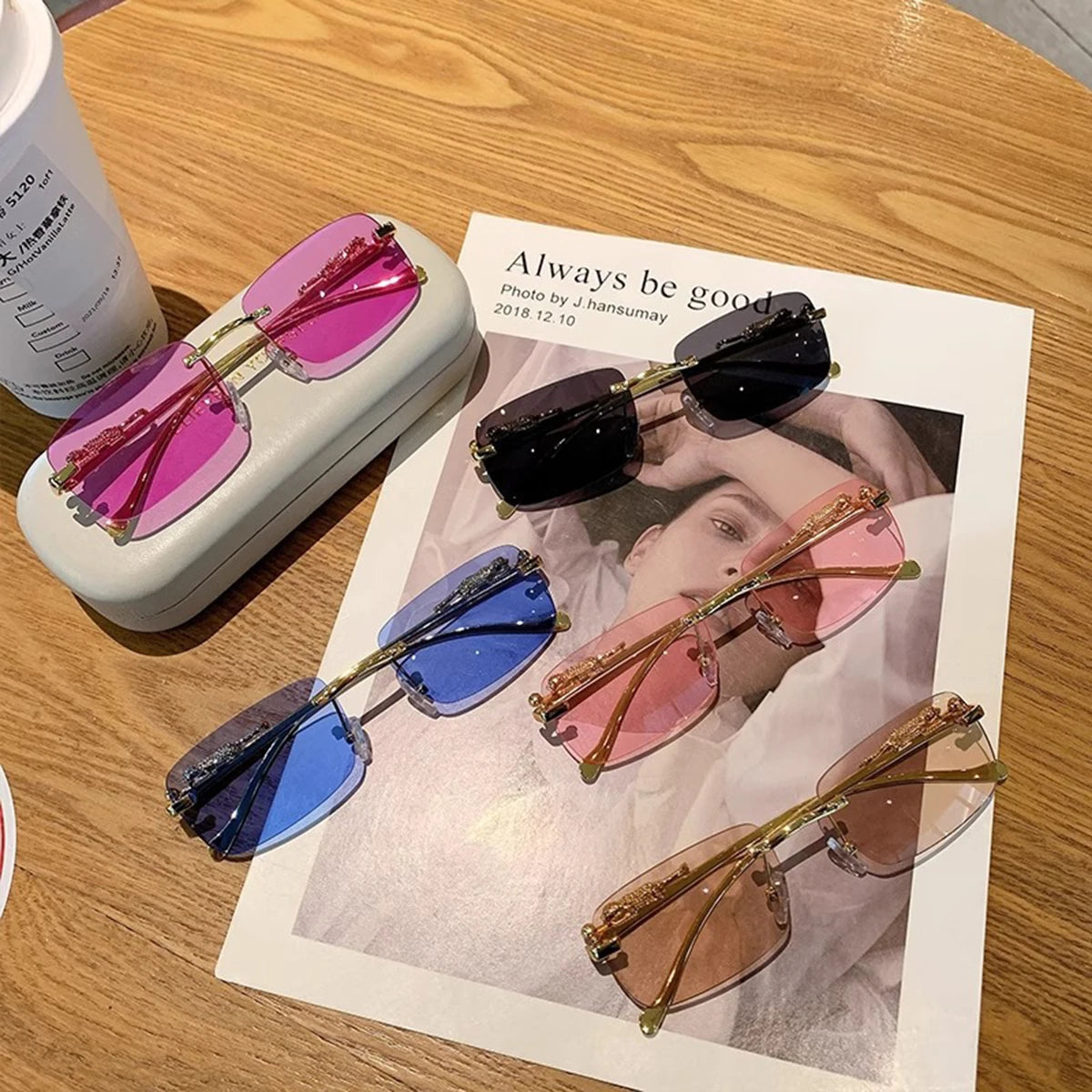 DRAVEN — Frameless Sunglasses – Classic High-Grade Design