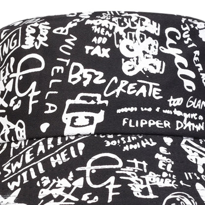88 Graffiti Print Bucket Hat – Unisex Street Style