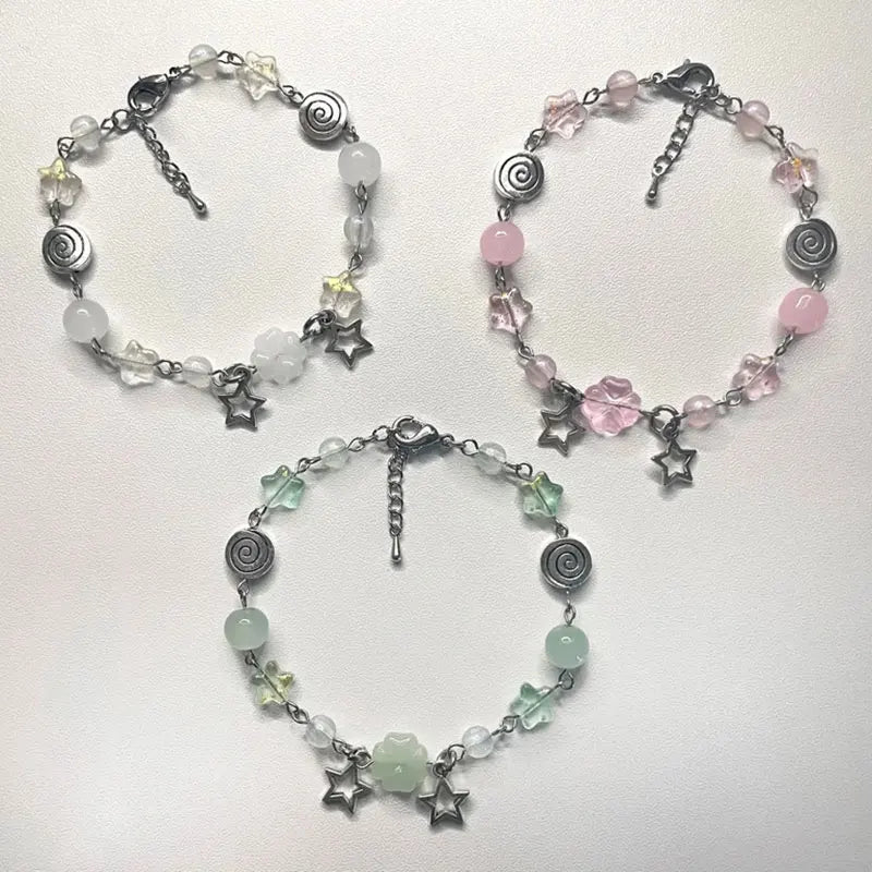 Matching Charm Friendship Bracelets (Set of Three) – Elegant Men's Accessory | Accessorio Uomo Elegante