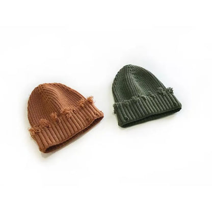 Broken Brim Knit Beanie – Unisex  Winter Style