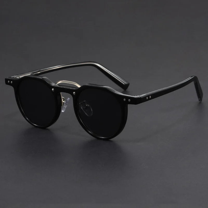DRAVEN — Vintage Round Sunglasses – Classic Punk Retro Shades