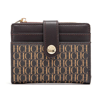 Classic Square Wallet Women 2025 Snap Closure Design – Elegant Men's Accessory | Accessorio Uomo Elegante