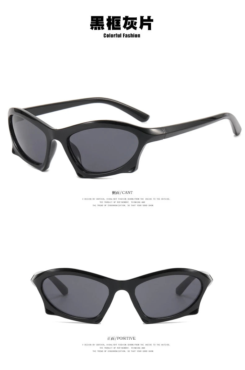 DRAVEN — Polygon Sunglasses –  Punk Vintage UV400 Eyewear