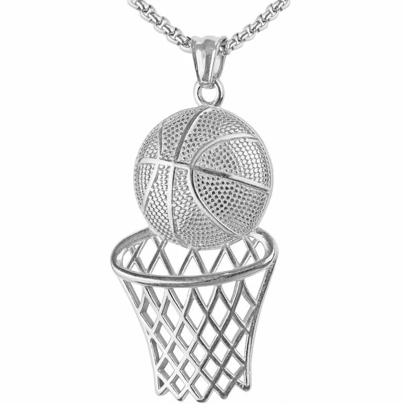 DRAVEN — Basketball Hoop Pendant Necklace – Creative  Sports Jewelry