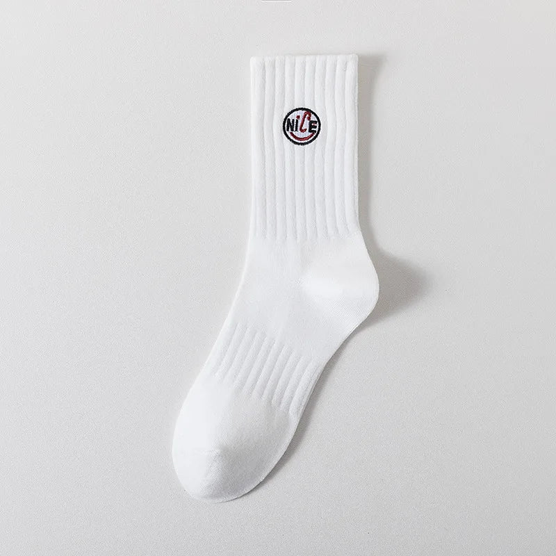 DRAVEN — Cartoon Embroidered Socks – Unisex Harajuku Street Style