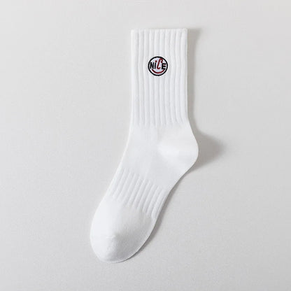 Cartoon Embroidered Socks – Unisex Harajuku Street Style