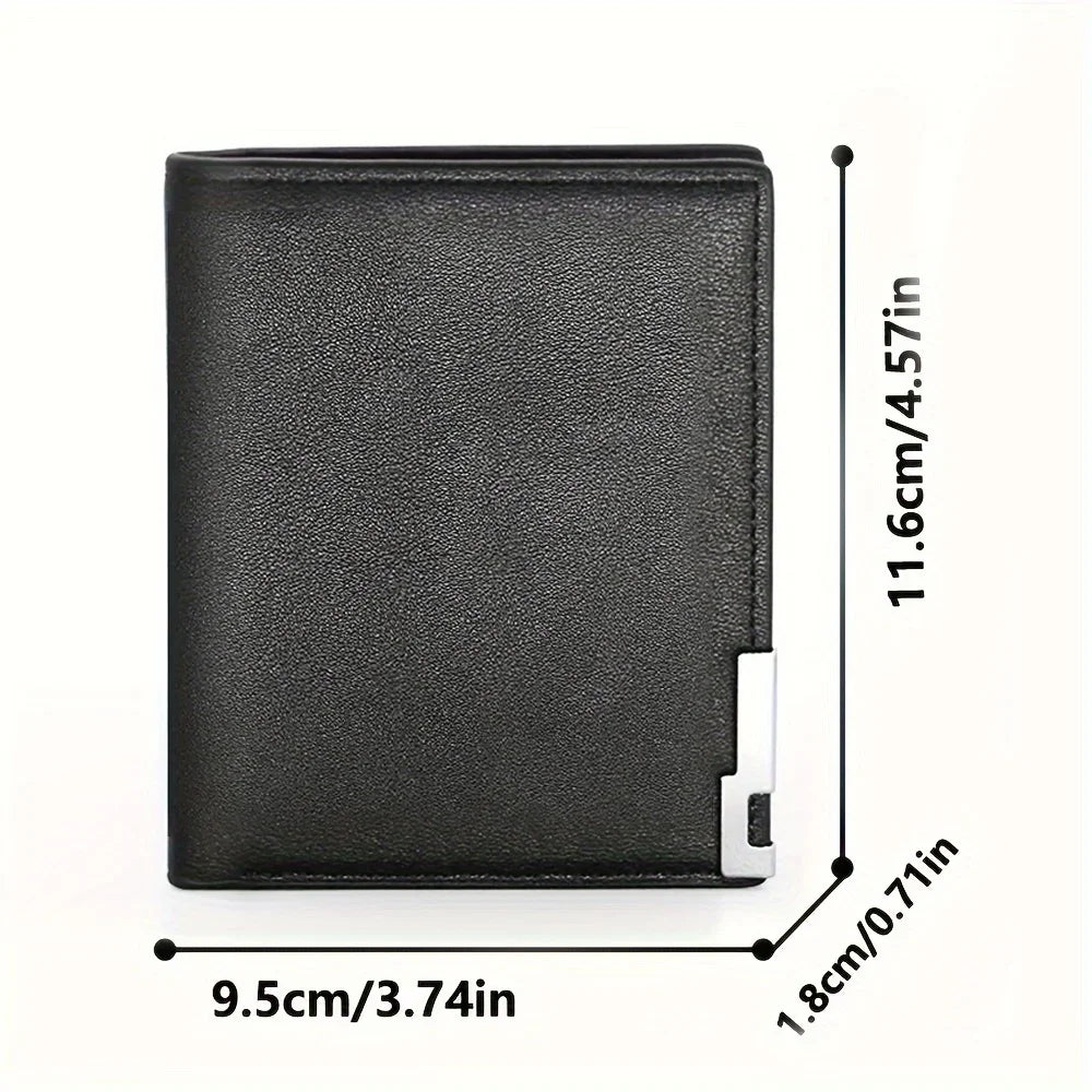 Luxury Leather Wallet Men Stylish Design Premium Gift – Elegant Men's Accessory | Accessorio Uomo Elegante