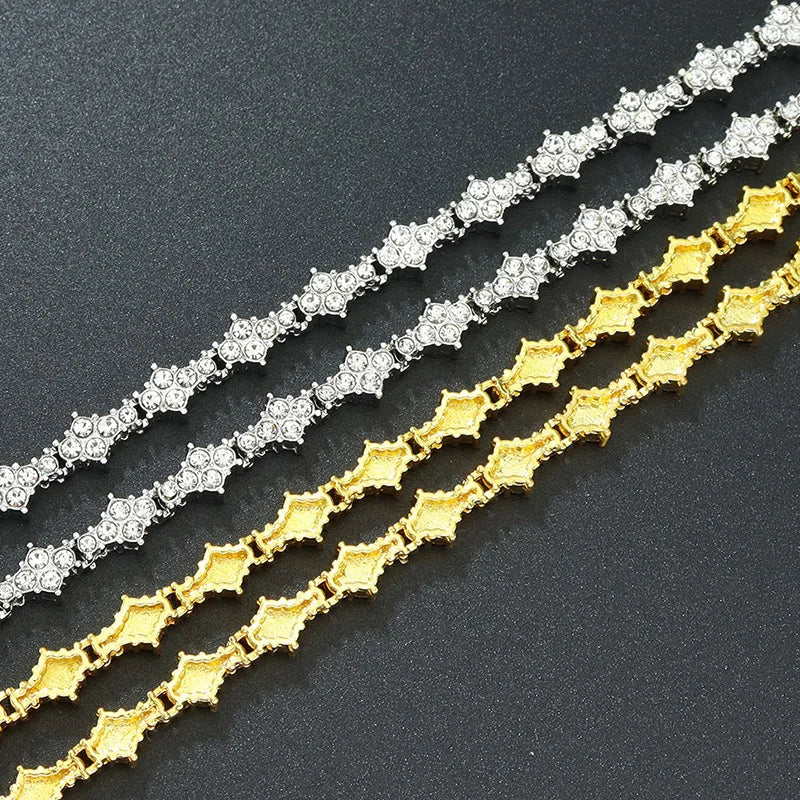 DRAVEN — Round Stone Star Cubic Zirconia Bracelet