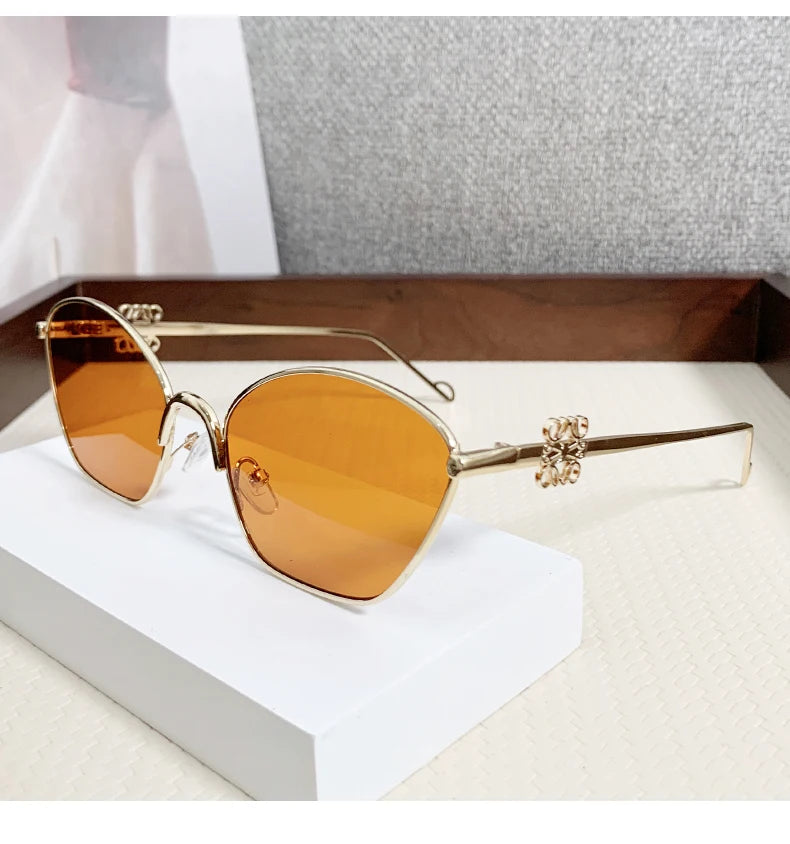 DRAVEN — Metal Cat-Eye Sunglasses – Trendy Street Style