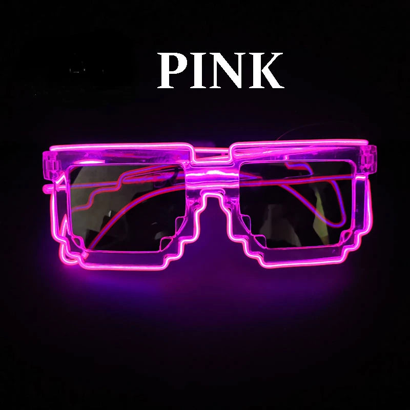 DRAVEN — Glow-in-the-Dark LED Sunglasses – Mosaic Party Style