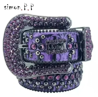 Skull Studded Belt Unisex Punk Rock Gothic Style – Elegant Men's Accessory | Accessorio Uomo Elegante