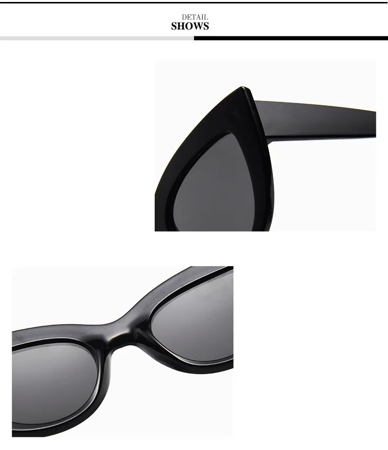 Large Cat Eye Sunglasses – Retro Multicolor Statement Shades – Elegant Men's Accessory | Accessorio Uomo Elegante