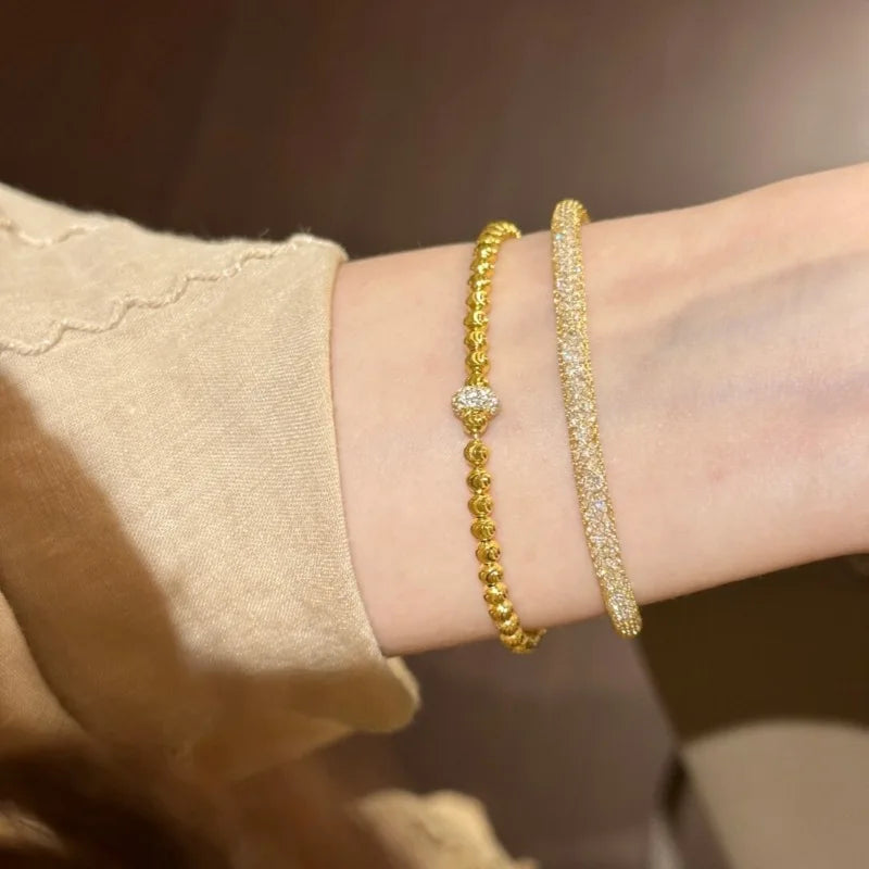 DRAVEN — Diamond Inlaid Beaded Bracelet