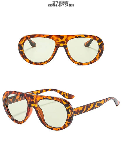 Oversized Sunglasses – Designer Punk UV400 Eyewear – Elegant Men's Accessory | Accessorio Uomo Elegante