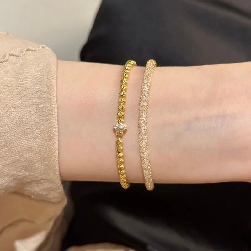 DRAVEN — Diamond Inlaid Beaded Bracelet