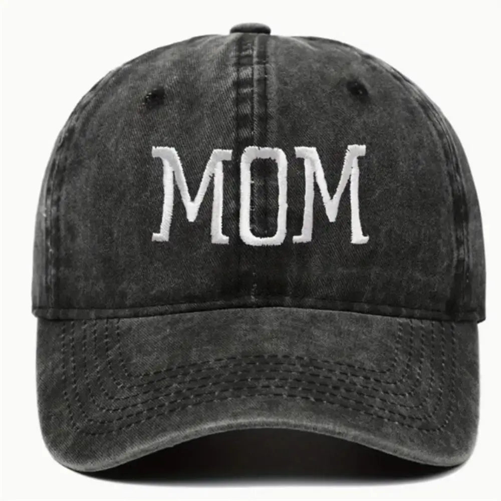 DRAVEN — DAD MOM Embroidered Cap – Unisex Cotton Street Style