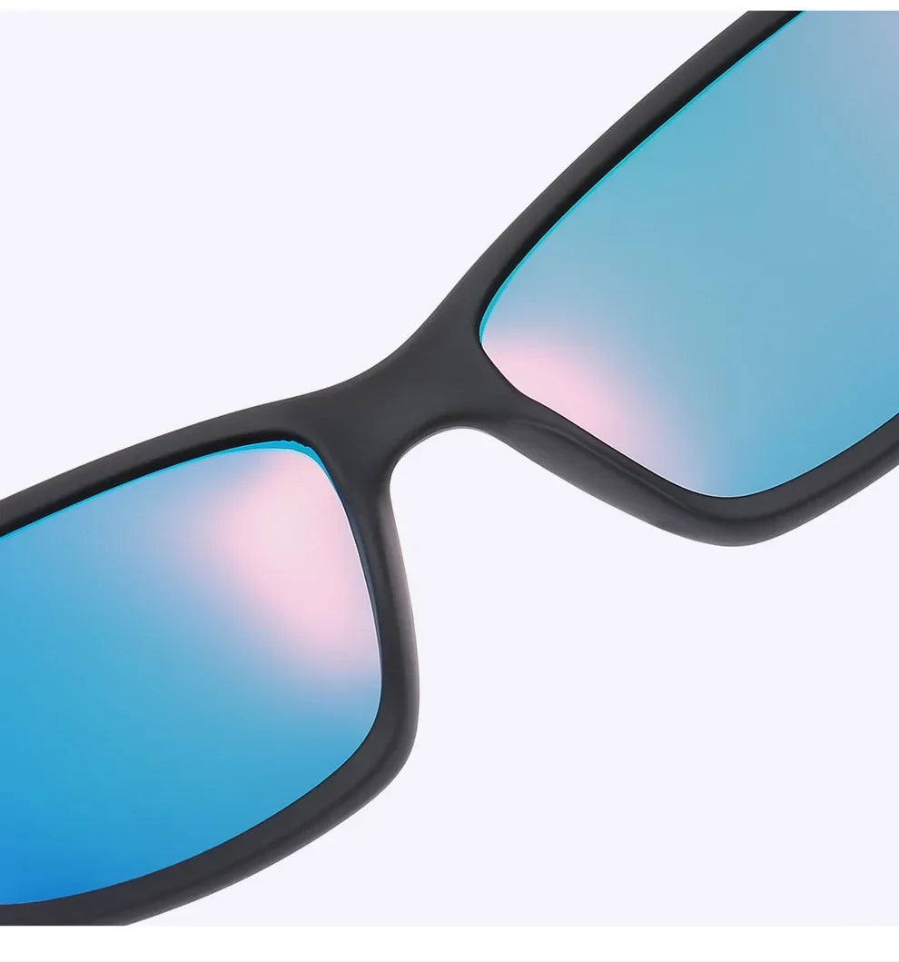 DRAVEN — Polarized Sport Sunglasses – Iridescent Windproof Design