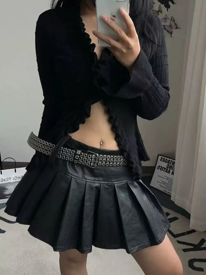 Punk Street Belt Unisex Square Beads Design – Elegant Men's Accessory | Accessorio Uomo Elegante