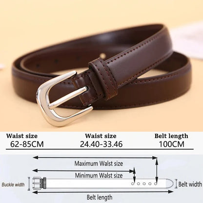 Designer Leather Belt Women Black Brown Dress Style – Elegant Men's Accessory | Accessorio Uomo Elegante