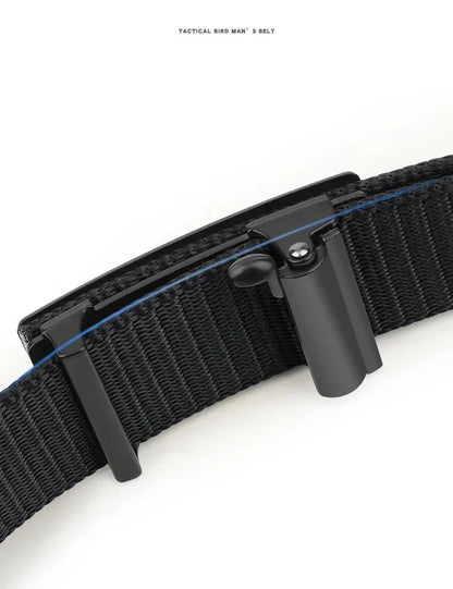 Quick Release Automatic Buckle Belt Men Outdoor Design – Elegant Men's Accessory | Accessorio Uomo Elegante