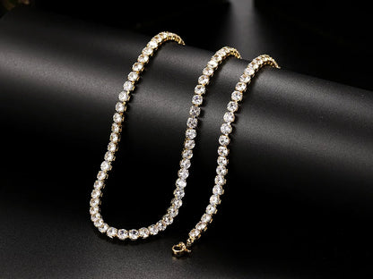 15mm Cuban Chain Necklace with Cold Face Pendant – Elegant Men's Accessory | Accessorio Uomo Elegante