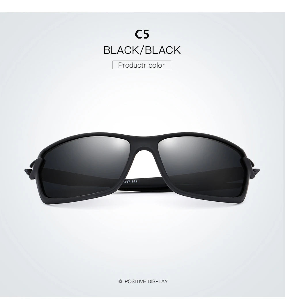 DRAVEN — Polarized Sport Sunglasses – Iridescent Windproof Design