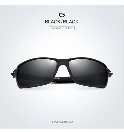 Polarized Sport Sunglasses – Iridescent Windproof Design – Elegant Men's Accessory | Accessorio Uomo Elegante