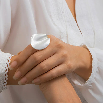 Luxury Irregular Geometric Ring