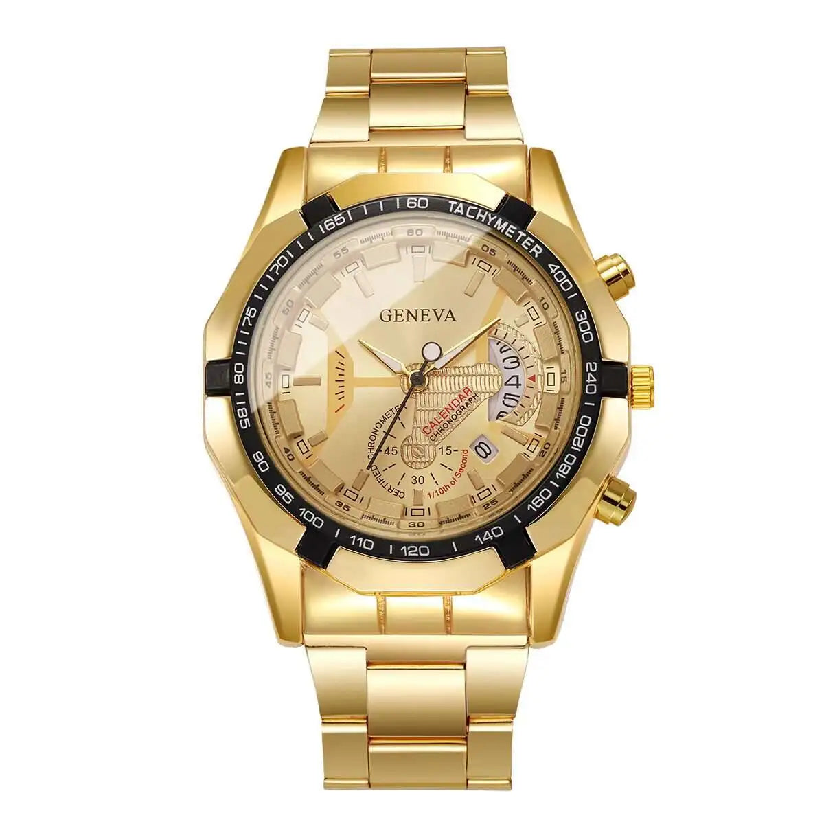 DRAVEN — Business Quartz Watch for Men – Large Dial & Calendar Display
