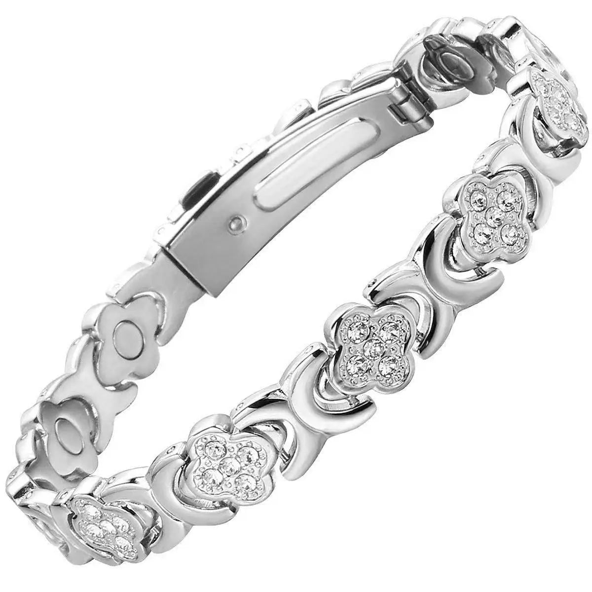 DRAVEN — Four-Leaf Clover Diamond Bracelet