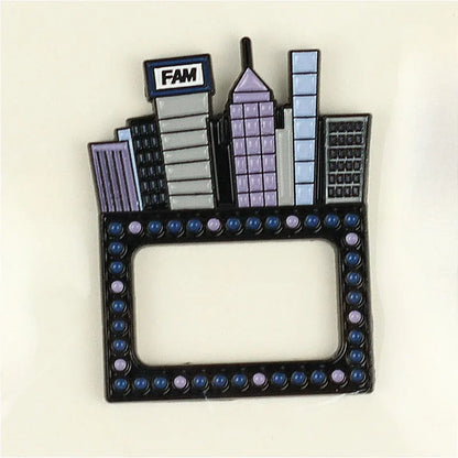 Virgin Mary Metal Pin – Retro Baseball Cap Brooch