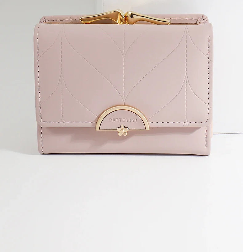 PU Leather Trifold Wallet Women Summer 2025 Design – Elegant Men's Accessory | Accessorio Uomo Elegante